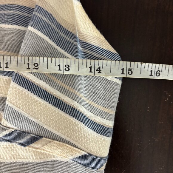 Theory Womens Blue White Melaena Haviana Striped Classic Mini Sundress Size 4 - Picture 6 of 7